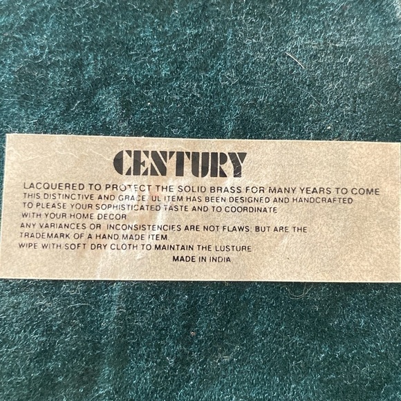 Vintage CENTURY Solid Brass Handmade 2pc Set Candle Holders 12” & 16” Home Decor - Picture 5 of 10